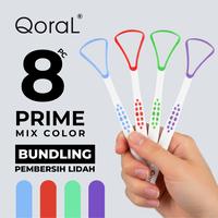 Gambar 8 pc QoraL PRIME pembersih lidah / sikat lidah / tongue cleaner (MIX) dari QoraL ID Kota Administrasi Jakarta Utara 1 Tokopedia