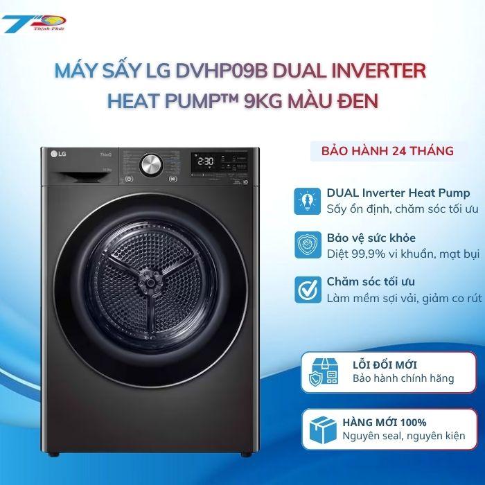 Máy Sấy LG Heatpump 9KG DVHP09B Tiết Kiệm Điện - Mới 100% - Nhập Khẩu Hàn Quốc