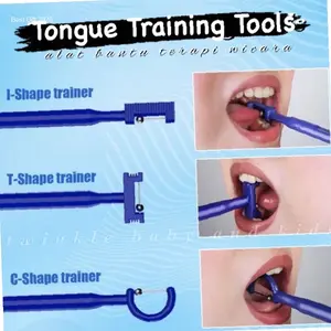 SET ( 3 pcs ) Tongue Tip Exercise Alat Elevasi Lateralisasi Ujung Lidah Anak Terapi Wicara Stimulasi Oromotor Speech Delay Autis ADHD SENAM LIDAH | Kekinian