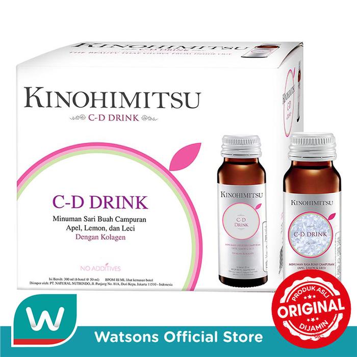 Gambar Kinohimitsu J'pan Collagen Diamond Drink 6'S 50ml dari Watsons Indonesia Official Store Kab. Tangerang Tokopedia
