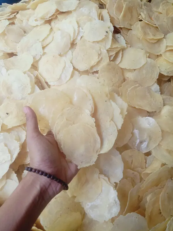 EMPING MELINJO 1 KG KERING PASAR ASLI KEBUMEN - Makanan, Snack Food, Cemilan, Keripik  Goreng 1
