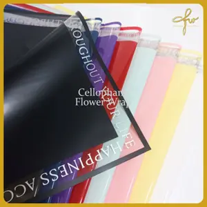 Kertas Buket Happiness Life Cellophane Flower Wrap