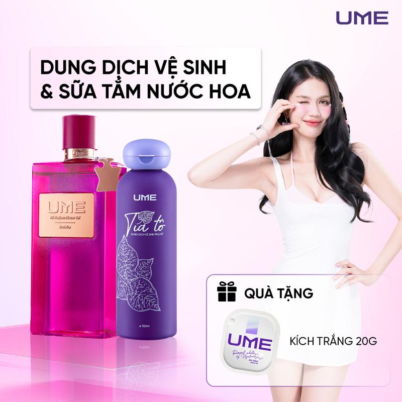 Combo Dưỡng Ẩm & Lưu Hương Thơm Ngày Dài - Dung Dịch Vệ Sinh 150ml & Sữa Tắm Nước Hoa U9 350ml - Khử Mùi, Làm Sạch, Dưỡng Ẩm Hiệu Quả - An Toàn Cho Da Nhạy Cảm