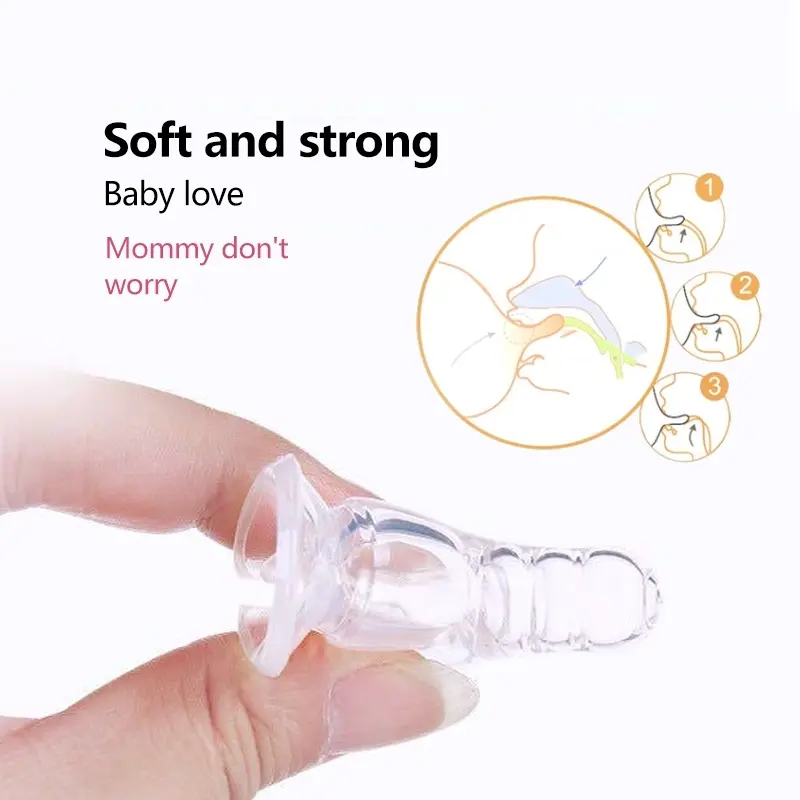10PCS Dot Botol Bayi 3.8cm standard pacifier Dot Nipple SLIM NECK Dot Ulir BPA free empeng bayi XNZ 2