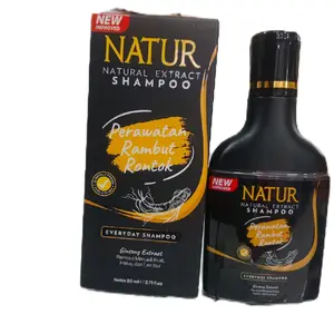 NATUR SHAMPOO PERAWATAN RAMBUT RONTOK MENCEGAH RAMBUT PATAH 80ML