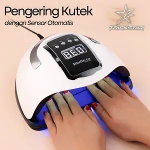 Pengering Kutek UV Lamp Nail Dryer Sensor Otomatis dengan LCD Display SUN X11 MAX untuk Kesehatan Kuku
