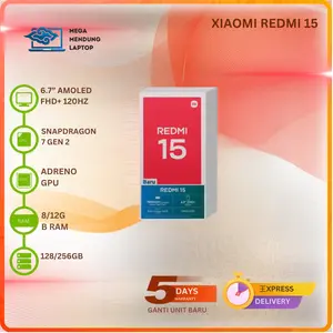 XIAOMI REDMI 15 8GB 128/256GB (BOX CHA+CAS)