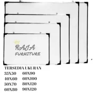 PAPAN TULIS WHITEBOARD SPIDOL 35X50 40X60 50X70 60X80 60X90 60X100 90X120