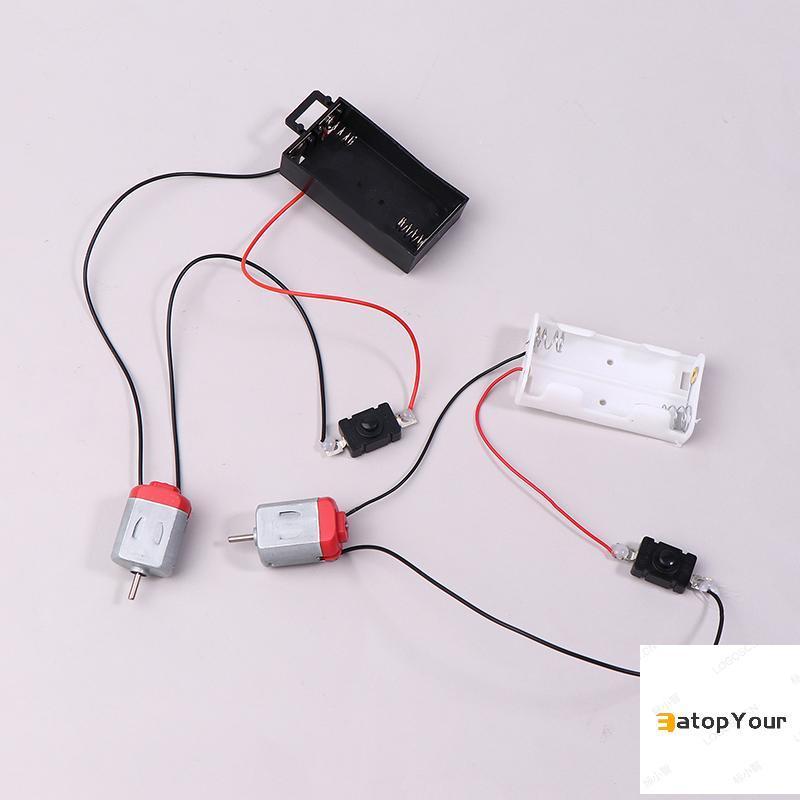 EatopYour White 130 Motor Kit Với 2xAA Pin Lưu Trữ Và Công Tắc 16500 RPM Mini…