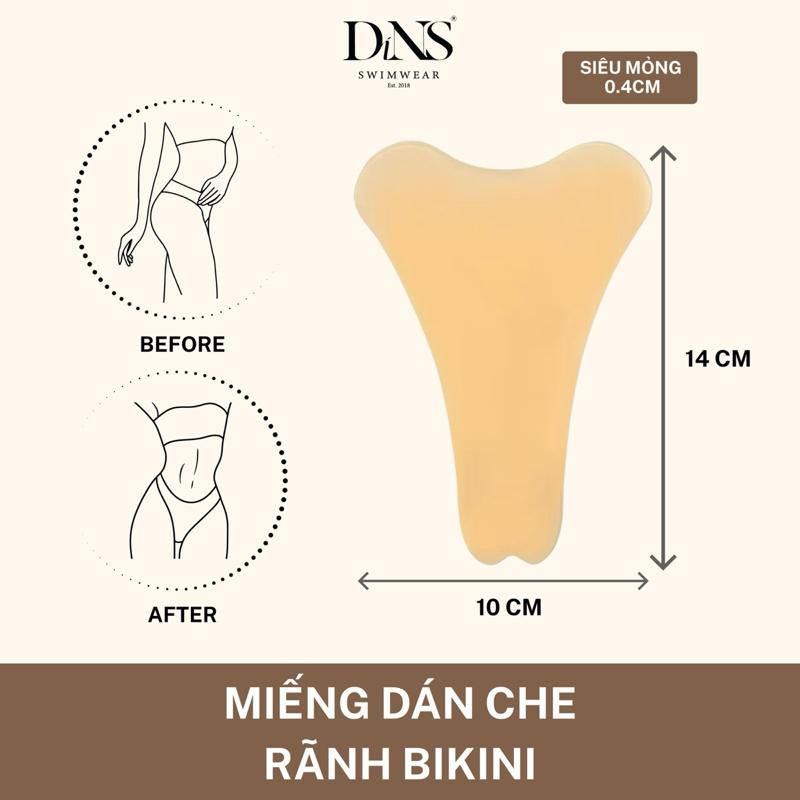  Miếng Dán Che Vùng Kín Cho Nữ Kín Đáo Silion - DINS SWIMWEAR 