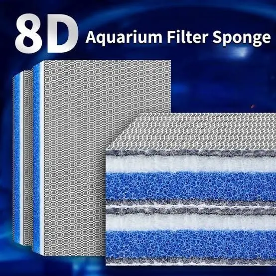 Media Filter kapas busa aquarium filter cotton 8D Amara