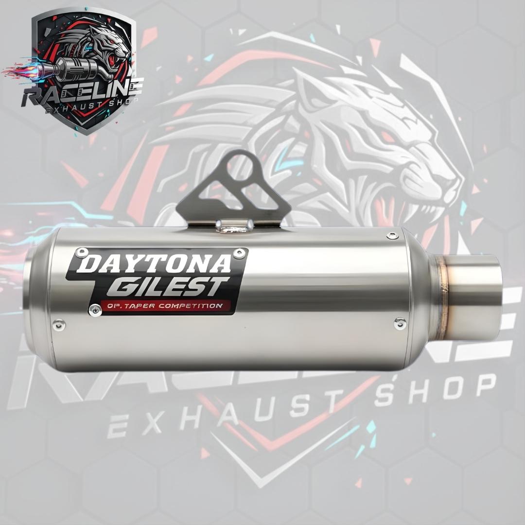 Knalpot GP1 DAYTONA Panjang 20cm Inlet 50 Slincer Only