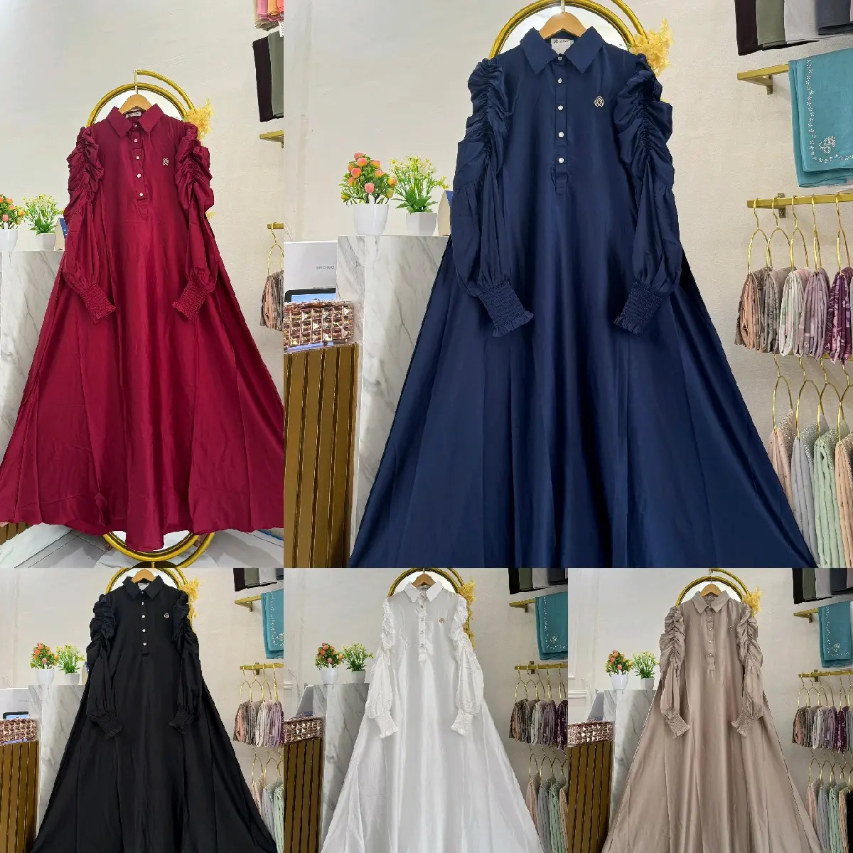 DRESS AUDIBA POLOS SERUT 014
