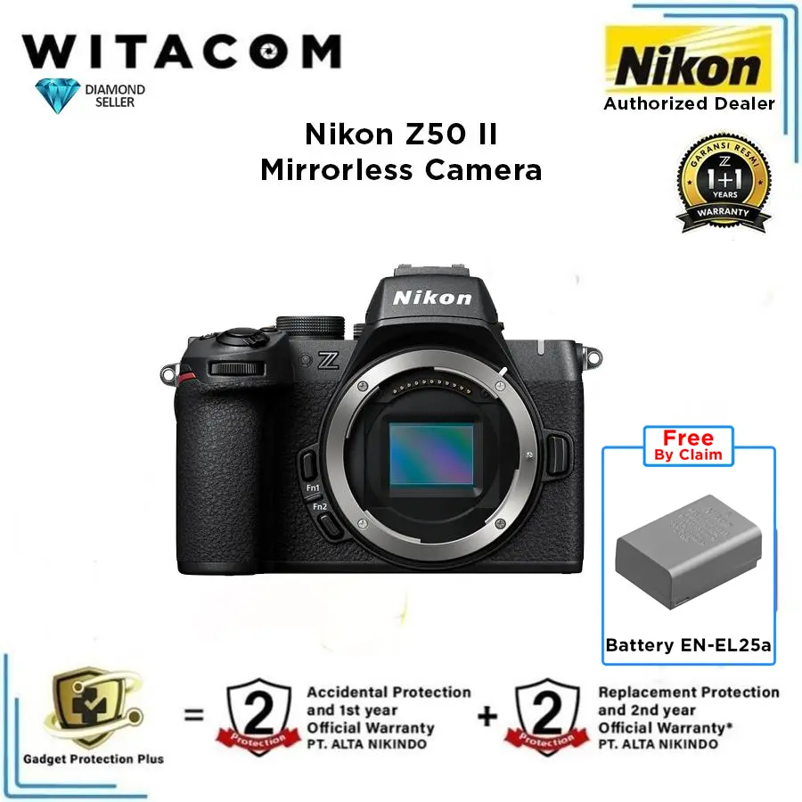 Nikon Z50 II / Z50II / Z 50II / Z 50 II Body Only - Garansi Resmi