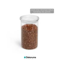 Gambar Dekoruma YUMIKO Toples Bulat Serbaguna / Toples Snack / Toples Cemilan Sedang 1000 ml dari Dekoruma Official Store Kab. Bekasi 3 Tokopedia
