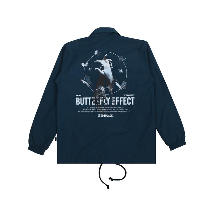 Gambar Dobujack Coach Jacket Butterfly Green Petrol - S dari Dobujack Kota Bandung Tokopedia