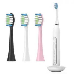 Replacement Toothbrush Heads for L�chen RM T5/T8B/ST031 Lachen Electric Toothbrush Accessories Nozzles Bristles - 16PCS BLACK