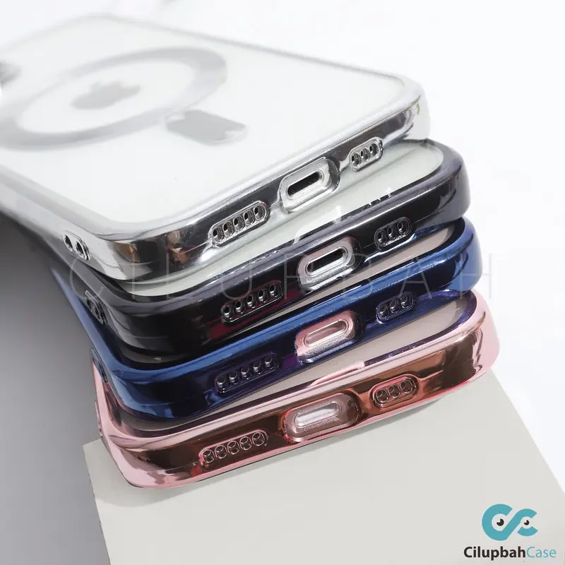 Clear Magsafe Electroplating LensGuard Case for iPhone 11 12 13 14 15 Plus Pro Max 5
