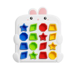 Montessori Kids Baby Rainbow Creative Match Shapes Matching Toys Geometry Puzzles Jigsaw Montessori Other Educational Toys