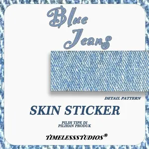 Timelessstudios|Skin Sticker Kulit Blue Jeans Sticker Kain Leather Timelessstudios2