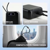 Gambar Rexus PBW-30 Travel Powerbank 10000mAh - Built-in 20W Type C Cable Fast Charging dari Rexus Official Shop Kota Administrasi Jakarta Utara 2 Tokopedia
