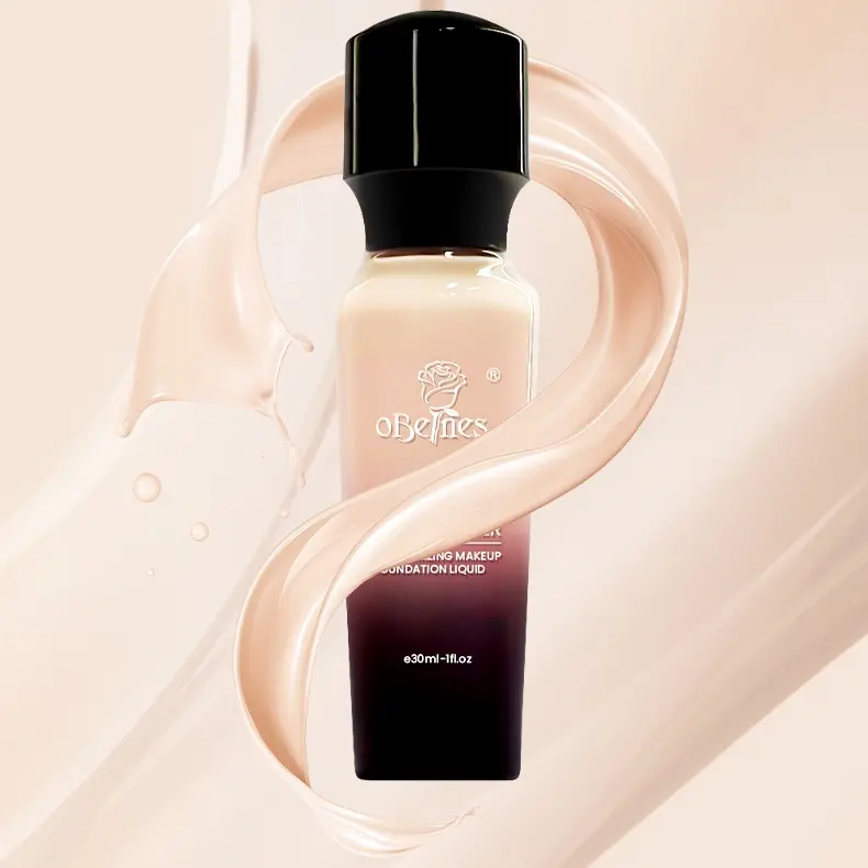 Multi Color Liquid Foundation Make-Up, Moisturizing and Waterproof,Lightweight and Durable Coverage Concealer Makeup Moisturizer