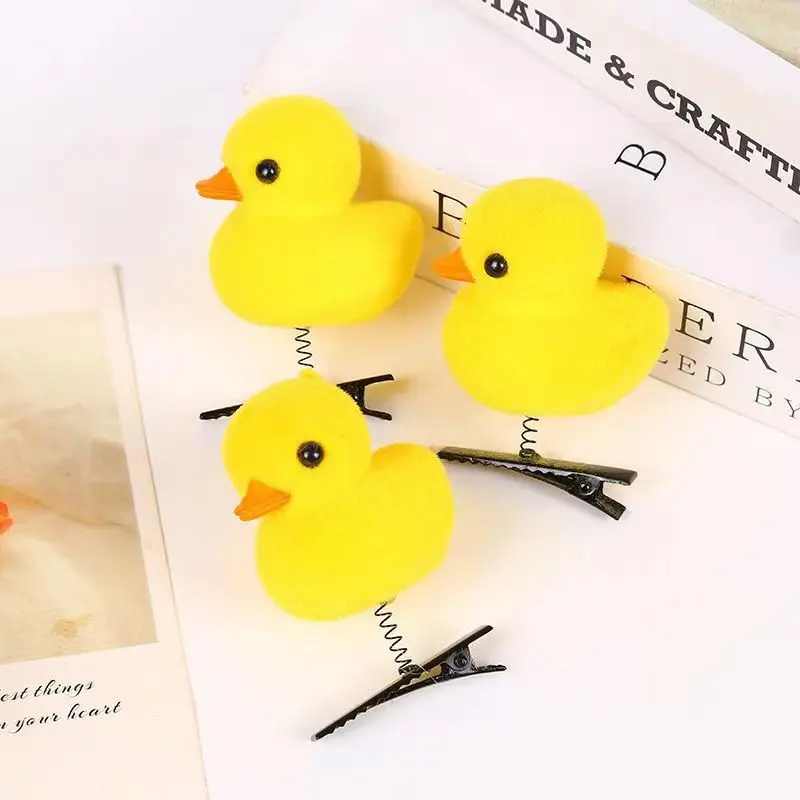 1 PASANG ISI 2PCS JEPIT DUCK GAYA ANAK PEREMPUAN / JEPIT RAMBUT MODEL BEBEK 1