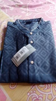 Product Review of MOC Kemeja Koko Lengan Panjang Pria BAHRI-NAVY from a**+ 0