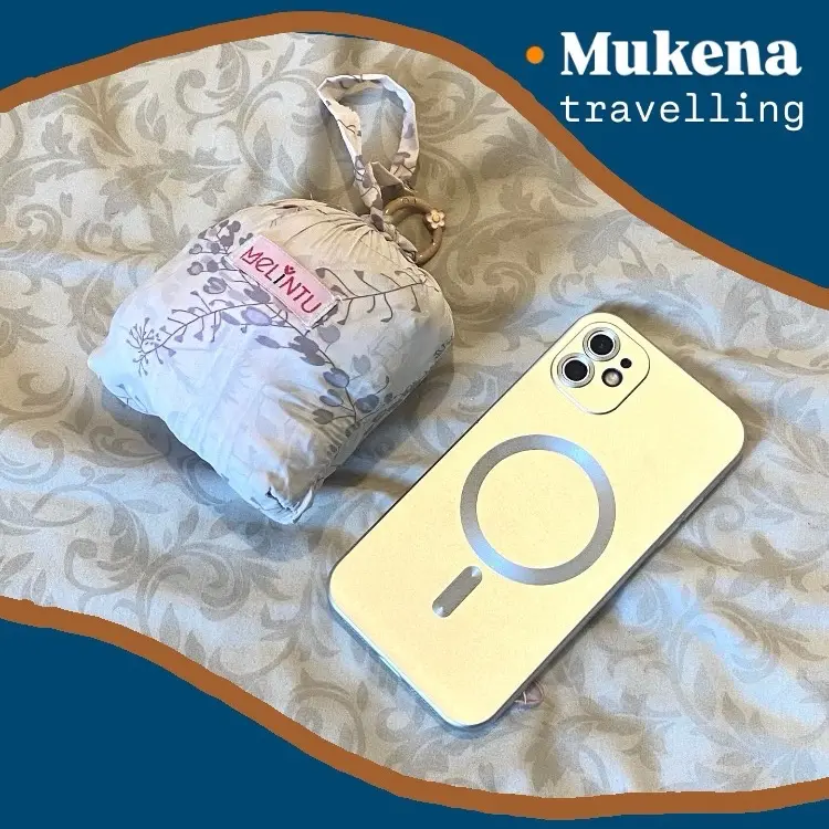Mukena travelling mini pouch bahan premium