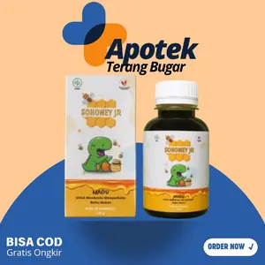 Sohoney Jr - Multivitamin Herbal Alami Untuk Meningkatkan Nafsu Makan Anak
