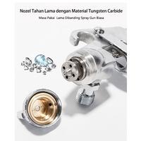 Gambar Lenodi/Spray Alat Semprot Cat 400ml, Alat Painting Kuas Semprot untuk Motor Mobil Furniture - Hasil Rata & Cepat - Perak dari LENODI Kab. Tangerang 4 Tokopedia