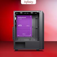 Gambar Casing INFINITY NEBULA V7 | Include 3 FAN - ATX, mATX Gaming Case dari Toko Expert Komputer Kota Administrasi Jakarta Pusat 2 Tokopedia