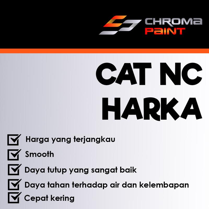 Cat Duco Harka Paint Hitam Doff - Cat NC Untuk Mobil/ Motor/ Kayu/ Besi - Black Doff - Matte 1