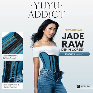 YUYUADDICT - Jade Denim Korset 25 Tulang shaper