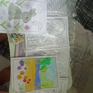 25/50 Lembar kertas mewarnai anak kertas gambar anak ukuran kertas a5