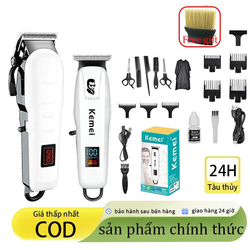 Tông đơ cắt tóc809A  kmpg 232 - Tông đơ cắt tóc gia đình chuyên nghiệp chính hãng màn hình LED chất lượng cao Kemei 