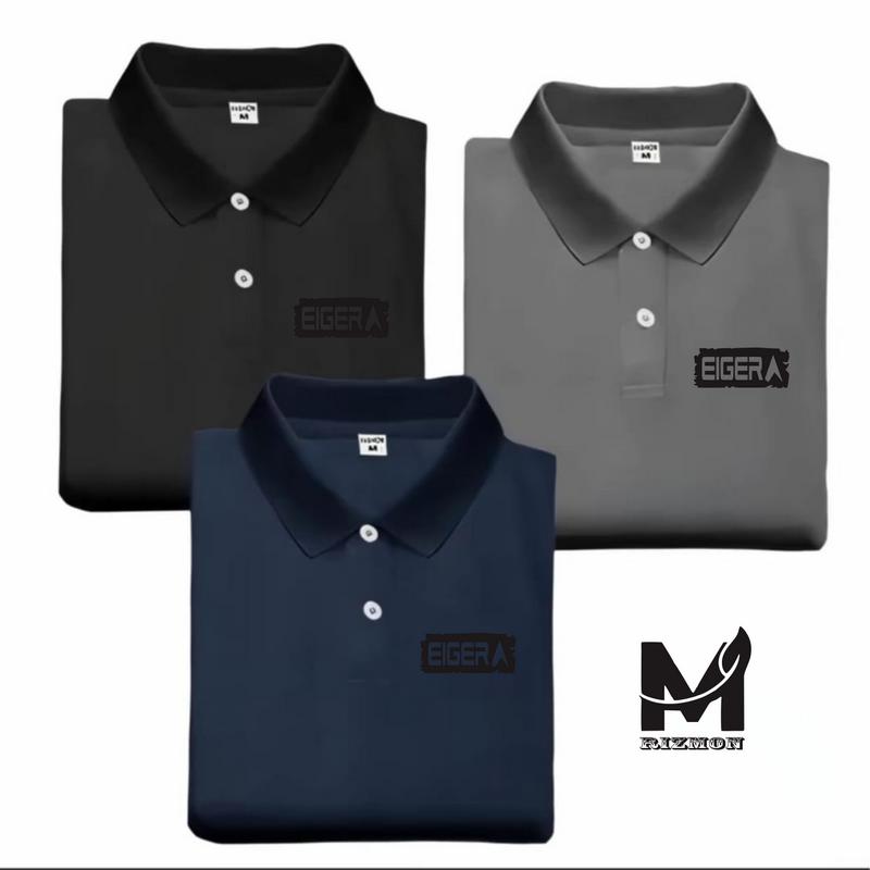 Beli 1 Dapat 3 Pcs ( PROMO COD ) Kaos Keren Polo I ger I Sp I III Black Pria Distro -Shirt Distro I Polo Dewasa Premium 5