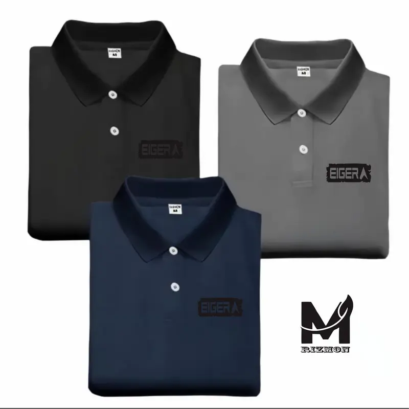 Beli 1 Dapat 3 Pcs ( PROMO COD ) Kaos Keren Polo I ger I Sp I III Black Pria Distro -Shirt Distro I Polo Dewasa Premium 5