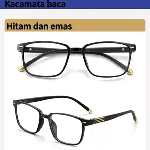 Harga spesial kacamata baca anti-cahaya biru modis unisex oval bingkai penuh lensa PCB anti-ultraviolet ultralight dan nyaman
