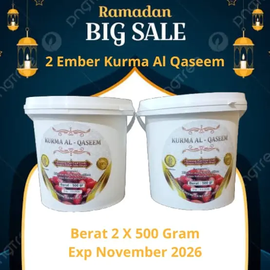 Paket 2 Ember Kurma Al Qaseem Exp November 2026
