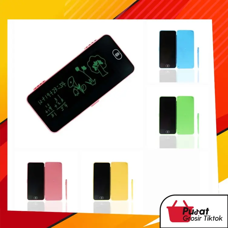 BISA COD S6482 Drawing Pad Anak 2 in 1 / Papan Coret dengan Digital Pad Edukasi Include Digital Pen Alat Asli Toy 0