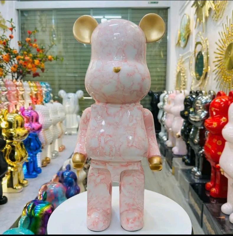 SẴN KHO TƯỢNG MÔ HÌNH GẤU BEARBRICK 50cmx Ngang 24cm Decor Decor Phòng