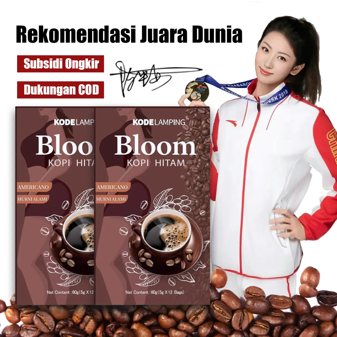 【BISA COD】Kopi Hitam Arabika (12 Sachet/Box)
