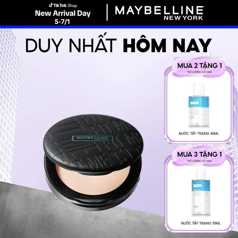  Phấn Phủ Kiềm Dầu Mịn Lì 16H Che Phủ Chống Nắng SPF32 PA+++ Maybelline New York Fit Me Compact 6g 