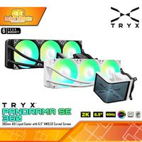 Gambar CPU COOLER TRYX PANORAMA SE ARGB 360 with 6.5inch AMOLED Curved Screen - 360mm AIO Liquid Cooler dari Techno Computer Bali Kota Denpasar 1 Tokopedia