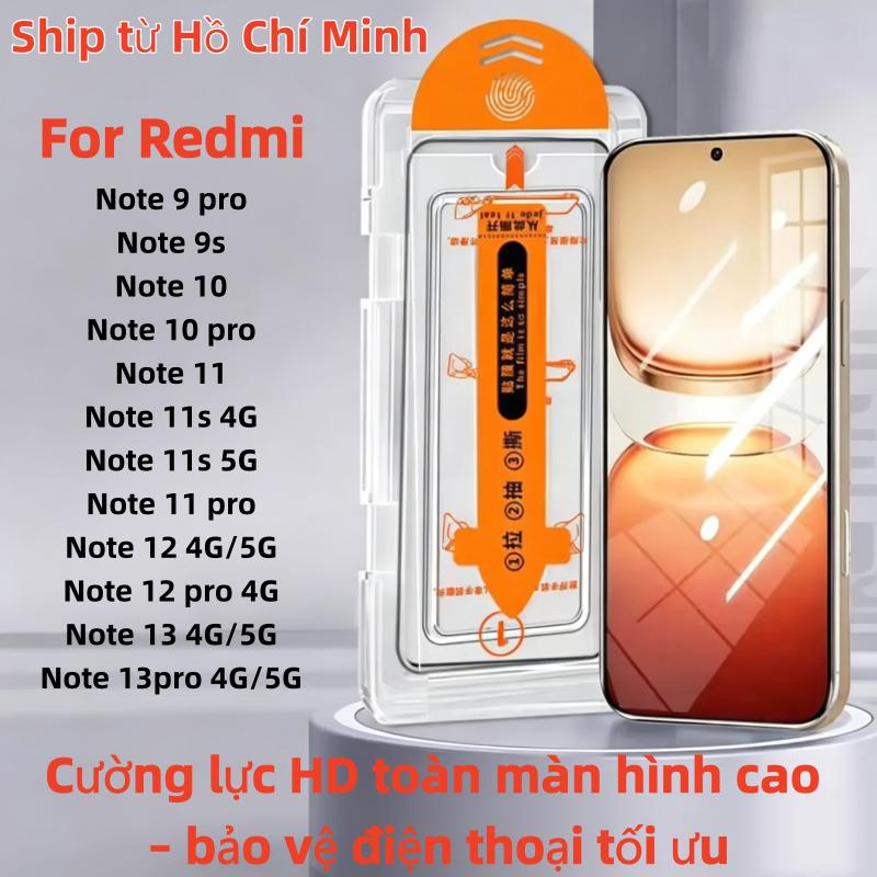 Miếng dán kính cường lực HD dành cho For Redmi: bảo vệ màn hình, dễ dàng lắp…