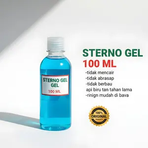 STERNO GEL 100 ML REFFIL Sterno super gel kental tahan lama Untuk penghangat makanan di saat camping atau pun di rumah Kitchenware Cooking