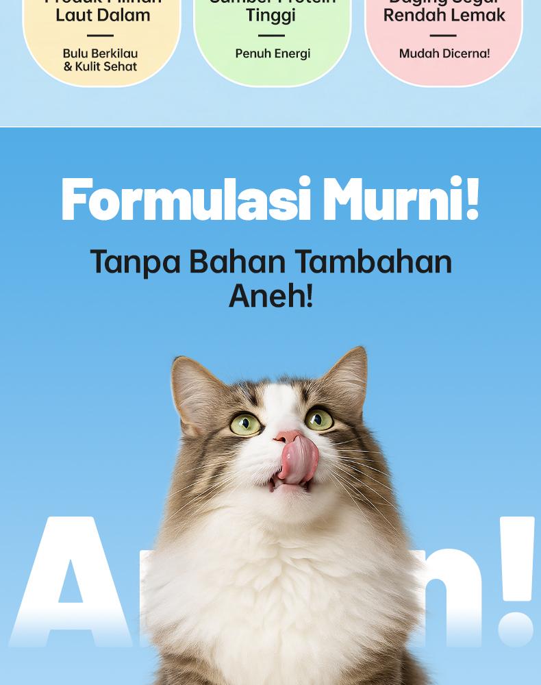 10pcs/20pcs/50pcs/100pcs Makanan Kucing Basah/Wetfood Cemilan Stik/Pet Strip Kucing-3