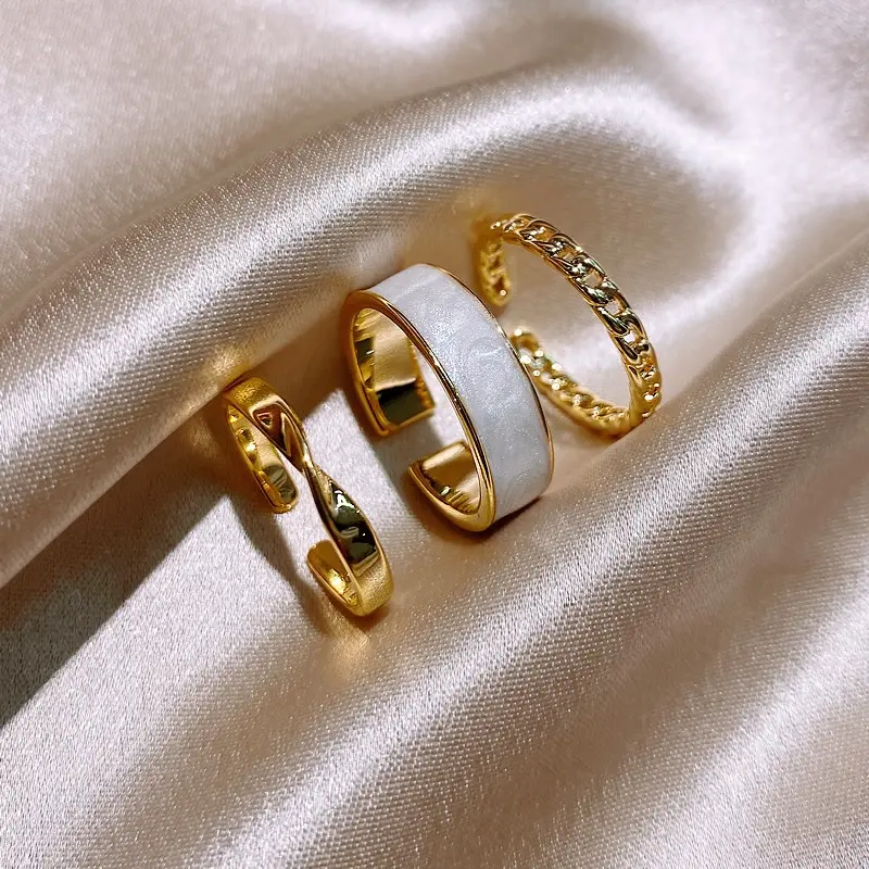 EMLYS.studio - BECKY RING adjustable - Cincin 3pcs 1 Set 0