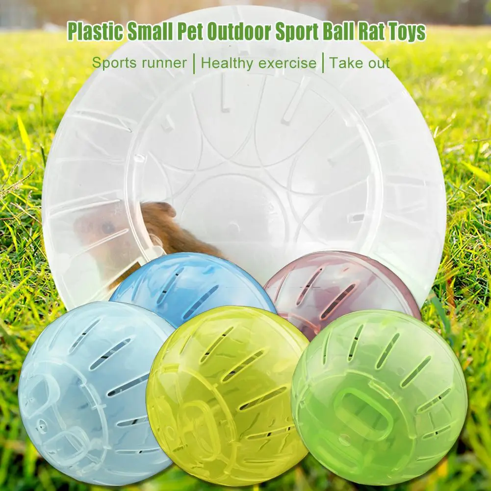 Plastic Small Pet Outdoor Sport Ball Grounder Jogging Hamster Pet Small Exercise Toy #308676